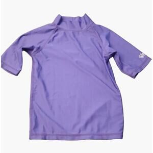 UV SKINZ Kids Short sleeve Rash guard sun and swim shirt mock tee neckline upf 5